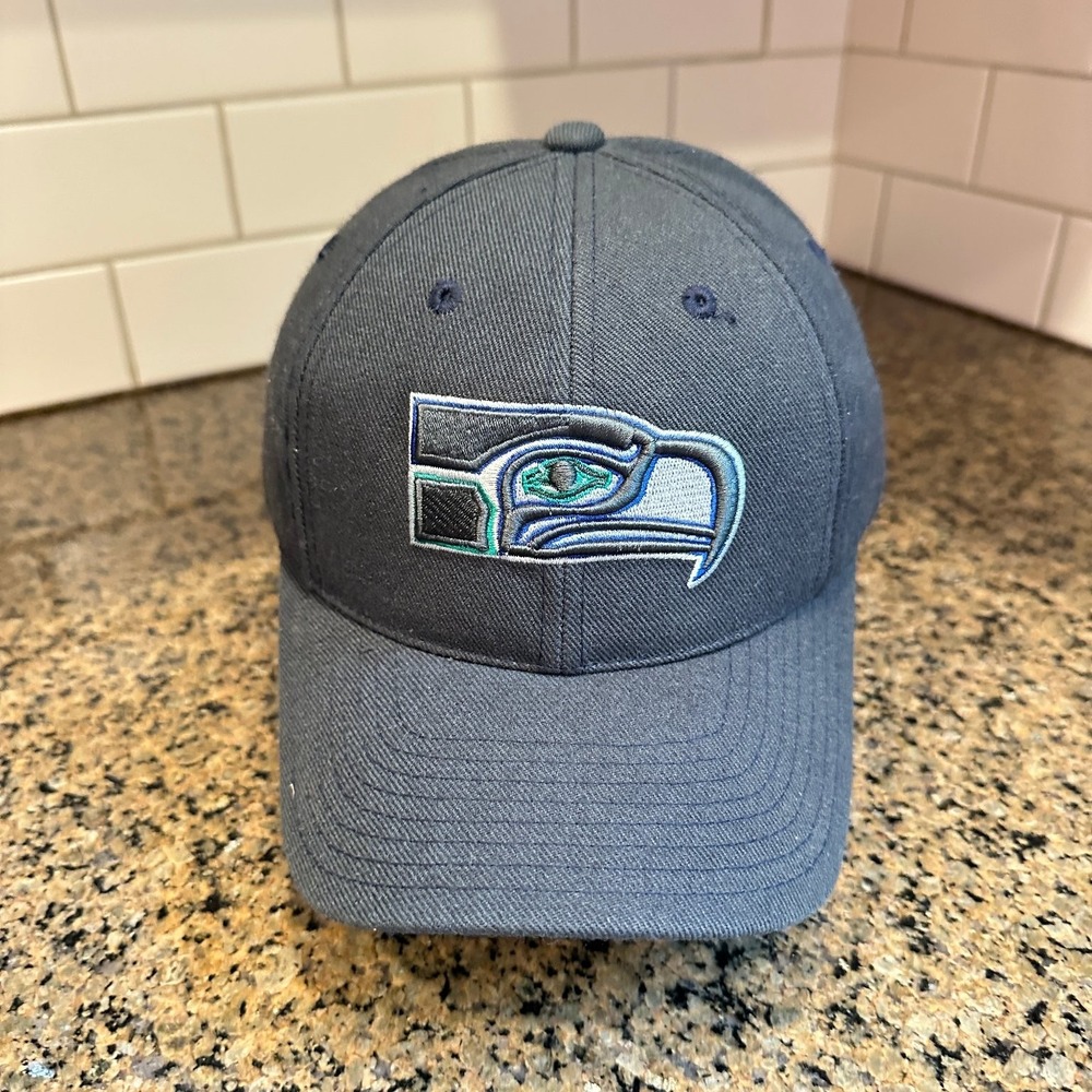 Vtg Seattle Seahawks Hat Reebok Baseball Cap Dead Stock New